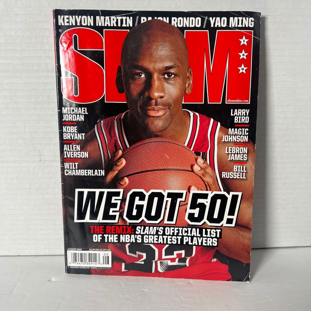 SLAM Magazine August 2009 Michael Jordan We Got 50 NBA Greatest‎ Players Issue